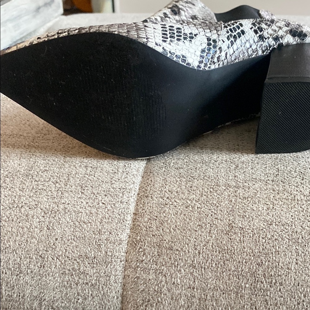 Lulu's Snakeskin Ankle Boots - Picture 10 of 12